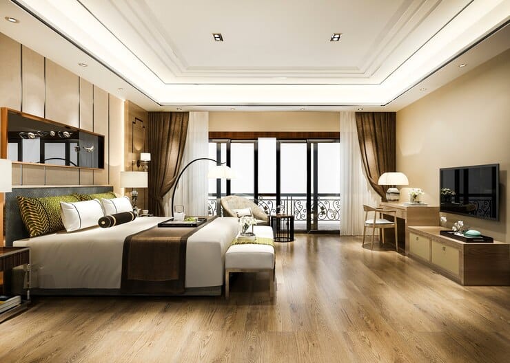 Luxury suite interior