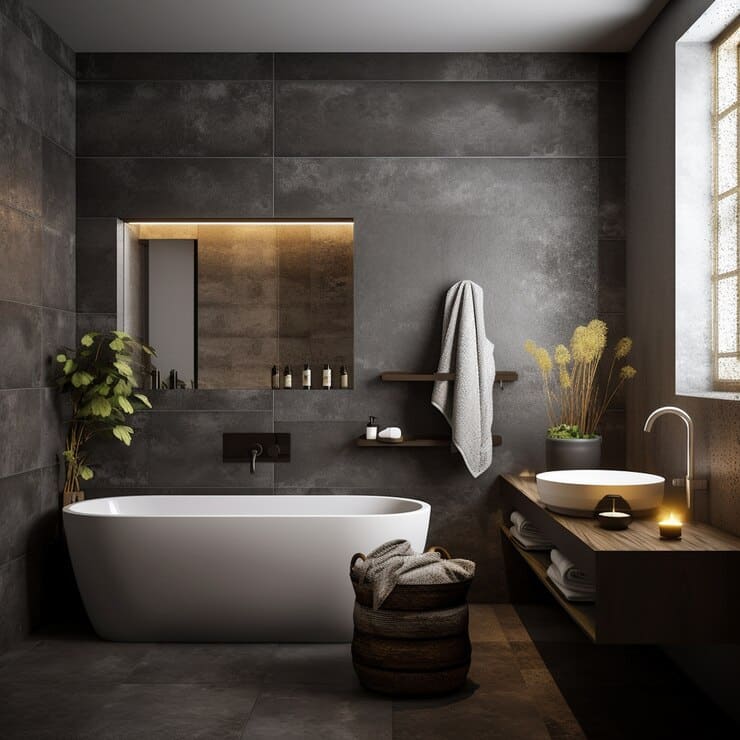 Spa-inspired bathroom